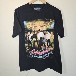 Musicup Black Graphic Tee